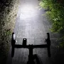 BIKIGHT 400LM 3000mAh Type-C Charging Bicycle Headlight 3 Gears COB Side Light Battery Level Display Waterproof Power Bank Front Bike Light for Night Riding