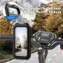 XANES 7-inch Bicycle Phone Holder Support TPU Touch Screen Waterproof Universal Bike GPS 360° Swivel Adjustable Motorcycle Cellphone Holder