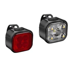 Bike Headlight 1000mAh Battery 4 Light Modes Type-C USB Charging Waterproof Lightweight Front Light Taillight for Night Cycling