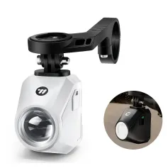 WEST BIKING Wireless Remote Bike Overhang Light 1600 Lumen Super Bright Lighting Cut-Offline Safe Design IP66 Waterproof Type-C Hanging Bicycle Headlight Flashlight