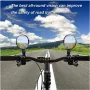 8cm Round Bicycle Rearview Mirror 360°Rotatable Convex Motorcycle Rearview Mirror