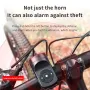 Astrolux? BC2 Luz Dupla de LED Brilhante para Bicicleta de 800LM, Bateria de 2600mAh, IP64 à Prova D'água, 5 Modos de Iluminação, Tipo C, Lanterna Frontal Recarregável para Bicicleta com Buzina Traseira