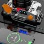 Outdoor 500LM Wave Sensor Headlamp White Yellow Blue 3 Light Source Fishing Headlights USB Charging Night Running Lamp