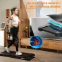 [USA Direct] Bominfit CS-WP8 Professional Treadmill 550W Power 6.12km/h Max Speed 110kg Weight Capacity Thin Silent Treadmill with LED Smart Display for Home Gym Workouts