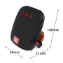 T&G Bike-specific Wireless Speaker 45mm Large Horn HiFi Sound bluetooth V5.3 Waterproof Fashion Portable Mini Outdoor Speaker with FM Radio for Cycling Riding Hiking
