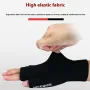 TENGOO Winter Electric Heated Gloves USB Rechargeable Half-finger Gloves Hand Warmer Heating Gloves Thermal Touch Screen Waterproof Motorcycle Gloves