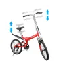 [USA Direct] IDEAPLAY P11 6-Speed 20 Inch Wheels Mountain Bike Steel Frame V-Brakes Payload 75KG Adult Folding Bicycle