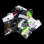 ZANLURE 10PCS Slow Sinking Minnow Fishing Lures 7g Wobbler Crankbait Artificial Hard Bait for Bass Trout Pike