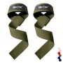 SKDK 1 Pair Weightlifting Straps Sports Padded Hand Grip Support Silicone Anti-slip Wristbands for Men Women Gym Fitness Lifting Strength Training