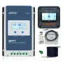 1210AN 2210AN 3210AN 4210AN MPPT Charge Controller 10A 20A 30A 40A 12V 24V AUTO Work LCD Display Solar Charge Controller With MT50 for Solar Power Battery Charging Regulator System