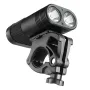Bike Light Set 3000LM Double LED Bicycle Headlight Type-C Rechargeable with 4 Modes Taillight for MTB Road Bike