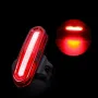 Bike Taillight 600mAh Battery 4 Light Modes USB-C Rechargeable IPX6 Waterproof Wear-resistant Lightweight Bicycle Rear Light for Night Cycling