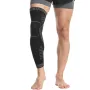 AOLIKES Long Leg Compression Sport Protective Sleeves Full Leg Sleeve Elestic Brace Knee Support Protect Basketball Football Knee Pain Relief