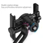 XANES 50-95mm Aluminum Alloy Bicycle Phone Holder 360° Rotatable Adjustable Extremely Firm Grip Mobile Handlebar Bracket for MTB Motorcycle Electric Vehicle