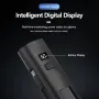 BIKIGHT 400LM 3000mAh Type-C Charging Bicycle Headlight 3 Gears COB Side Light Battery Level Display Waterproof Power Bank Front Bike Light for Night Riding