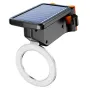 Bikight Solar Bike Taillight Light Sensor 3 Light Modes Waterproof Round Heart Shape Bicycle Rear Light for Night Cycling