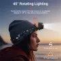 BORUiT White Red Light LED Headlamp Use AAA Battery 4 Modes Super Bright Head Lamp Waterproof Head Torch