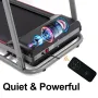 [USA Direct] FYC JK-1608-2 Folding Treadmill 2.5HP Motor 12km/h Max Speed 120kg Weight Capacity Remote Control LED Display Installation-free Running Fitness for Home Gym Workouts