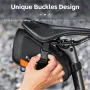 WEST BIKING 1.2L Reflective Portable Hangable Tail Light Bike Bag Mini Ultralight Waterproof Riding Bag for MTB Road Cycling