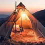 Portable Lamp Portable Work Lamp Solar Energy USB Emergency Charging Outdoor Rain Proof Camping Strong Light