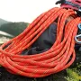 IPRee 10mm/12mm Safety Life Climbing Rope for Adults with Double Hook Long-lasting for Rock Climbing Tree Climbing Gym and Outdoor Adventures, Survival Fire Escape Car Rescue
