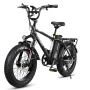 [USA Direct] SAMEBIKE XWC05 13Ah 48V 750W 20*4.0 Inches Electric Bike Smart Bike 60-80km Mileage Max Load 100-150kg With EU Plug Dual Dics Brake