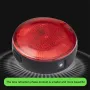 LEADBIKE LD93-LS Smart Brake Sensor Laser Bike Taillight 180° Large Floodlight 500mAh Battery 5 Light Modes Type-C Rechargeable IPX5 Waterproof Wear-resistant Bicycle Rear Light for Night Cycling