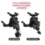 XANES 360° Rotation Adjustment 4.7''-7.0'' Shockproof Bicycle Phone Holder for Motorcycle Bike Handlebar Rearview Mirror Mount