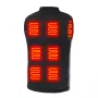 TENGOO HV-08 Heated Vest 8 Heating Areas USB Charging 3 Gear Temperature Control Plush Windproof Outdoor Winter Warm Clothing