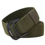 ENNIU Military Equipment Belt Men Elastic Nylon Tactical Belts For Jeans Pants Solid Strap Canvas Double Ring Metal Buckle Waist Belt