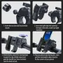 XANES Phone Holder 4.5\-7.0\ Adjustable Phone Stand 360 Rotatable Shockproof Portable Bike Holder Phone Bracket for Bicycle Motorcycle