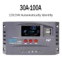 12V/24V MPPT Solar Charge Controller Regulator Färgglad Skärm För Lifepo4 GEL Litium Blysyra Batteri 30/40/50/60/70/80/90/100A