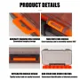 SAMOLLA 12/14 Compartments Double Sided Fishing Tackle Box Y-slot Fishing Gear Organizer Fishing Tool Storage Case