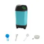 Ducha eléctrica portátil para exteriores, ducha de camping IPX7, resistente al agua, con pantalla digital para camping, senderismo, mochilerismo y viajes.