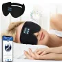 KALOAD 3D Contoured Cup Design Eye Yoga Mask Music Play Comfortable Sleeping Headphones with Built-in HD Speaker Mask For Quick Sleep
