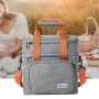 IPRee Portable Double Layer Lunch Bags Food Box Camping Oxford Backpacks Icebox Large Capacity Picnic BBQ Outdoor Bag
