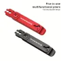 RIDERACE Aluminum Alloy Bicycle Chain Pliers Mini MTB Bike Quick Removal Install Plier Cycling Chain Buckle Open Close Clamp Repair Tools
