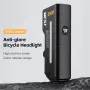 WEST BIKING 1000 Lumen High Brightness Bike Headlight 5000mAh Anti-glare Quick-release Bicycle Light IPX5 Waterproof USB Charging 6 Light Modes for MTB Road Cycling