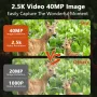 Binoculars Camera Infrared Night Vision 2.5K 8X Optical Zoom 3'' IPS Screen Infrared Illuminator Digital Zoom for Hunting Camping Digital Binoculars