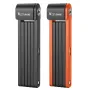 WEST BIKING Bike Portable Folding Lock C-level Anti-theft Waterproof Dustproof Universal Alloy Steel Security Cycling Lock for Bicycle E-Bike