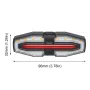 BIKIGHT Bicycle Solar Charging Wireless Remote Control Turn Signal Taillights USB Rechargeable Waterproof Bike Rear Light for Outdoor Night Riding Safety