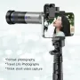 IPRee 28X Monocular Telescope Telephoto Lens 450mm Focus Length Multi-layer Coating with Tripod Stand Lens Adapter & Phone Clip for Bird Watching Stargazing Hunting Camping Hiking Travel