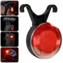 LEADBIKE LD93-LS Smart Brake Sensor Laser Bike Taillight 180° Large Floodlight 500mAh Battery 5 Light Modes Type-C Rechargeable IPX5 Waterproof Wear-resistant Bicycle Rear Light for Night Cycling
