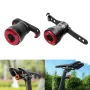 ROCKBROS Q5 Smart Auto Brake Sensing Bicycle Taillight Vibration Sensor Wake-up IPX6 Waterproof USB Charging Bike Rear Light for Night Riding