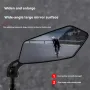 BENGGUO 1 Pair Bicycle Rearview Mirror 360° Rotation Anti-glare HD Wide Range Bike Handlebar Reflector Mirror for MTB Motorcycle E-bike