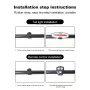 BENGGUO Bike Taillight 5 Light Modes USB-C Rechargeable Waterproof Wear-resistant Bicycle Rear Light with Remote Control for Night Cycling