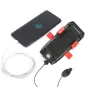 4 In 1 Bicycle Front Light USB Chargeable Phone Holder Bike Horn Cycling Flashlight MTB Power Bank Headlight Bike Accessories