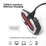 BIKIGHT Bicycle Solar Charging Wireless Remote Control Turn Signal Taillights USB Rechargeable Waterproof Bike Rear Light for Outdoor Night Riding Safety