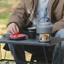 IPRee Portable Mini Alcohol Stove Burner Adjustable Firepower Gasoline Stove Aluminum Alloy Bracket Ultralight Brass Camping Stoves