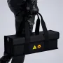 XANES 49*15*15CM Lithium Battery Storage Bag for Electric Bicycle Portable Waterproof Fireproof Explosion-proof Safety E-bikes Battery Handbag with Hidden Charging Port Design